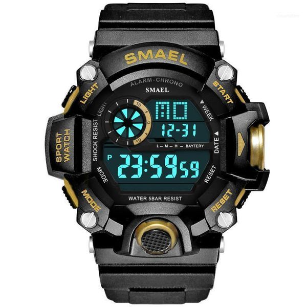 wristwatches sport men watch 50m waterproof luxury led luminous watches camouflage band 1385c digital wristwatches1, Slivery;brown
wristwatches sport men watch 50m waterproof luxury led luminous watches camouflage band 1385c digital wristwatches1, Slivery;brown