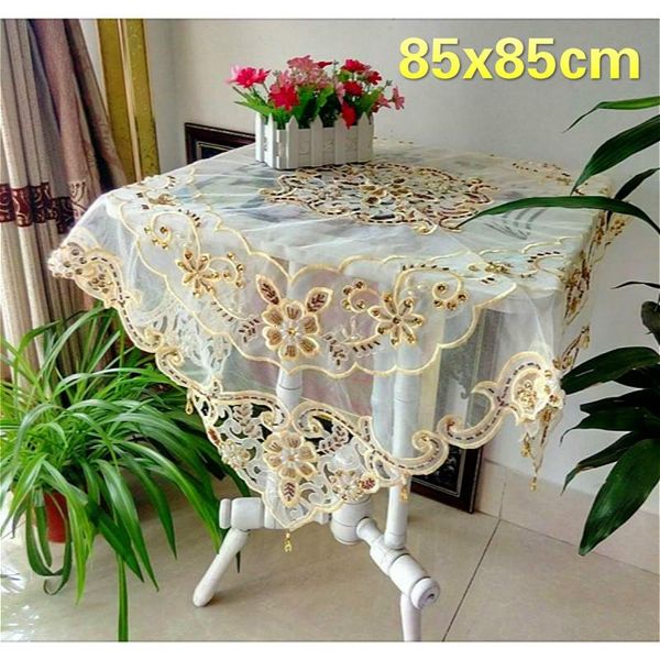 table cloth square 85cm luxury european beaded mesh embroidery tablecloth balcony round mat furniture dust mantel nappe tapete
table cloth square 85cm luxury european beaded mesh embroidery tablecloth balcony round mat furniture dust mantel nappe tapete