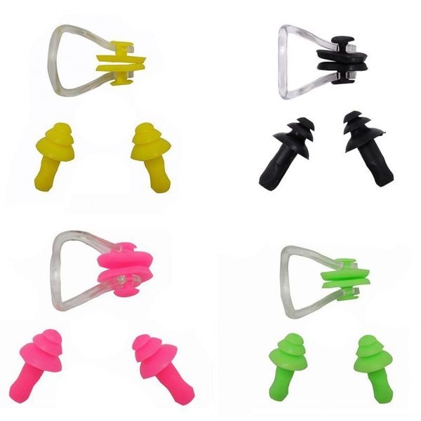 nose clip 2/3 pairs waterproof soft silicone swimming clip&earplug with box durable earplug safety accessories
nose clip 2/3 pairs waterproof soft silicone swimming clip&earplug with box durable earplug safety accessories