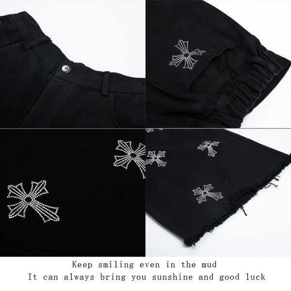 crosin high drill cross denim shorts vibe style men and women blow up street to destroy the trend of rough hem ca brand v30h, White;black
crosin high drill cross denim shorts vibe style men and women blow up street to destroy the trend of rough hem ca brand v30h, White;black