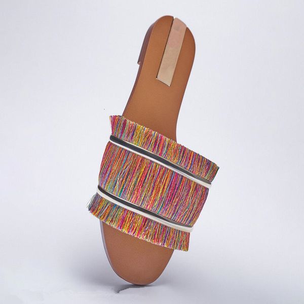 slippers women's slippers pantofle summer fringe rivet slides low rubber flip flops multicolored smooth sandals hawaiian tapz, Black
slippers women's slippers pantofle summer fringe rivet slides low rubber flip flops multicolored smooth sandals hawaiian tapz, Black