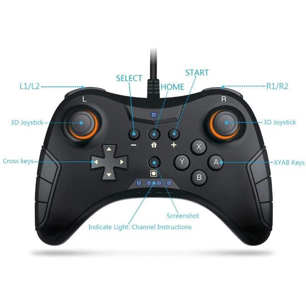 game controllers & joysticks controller, usb wired gaming gamepad joystick for switch, steam, pc(windows xp/7/8/10), ps3, android
game controllers & joysticks controller, usb wired gaming gamepad joystick for switch, steam, pc(windows xp/7/8/10), ps3, android