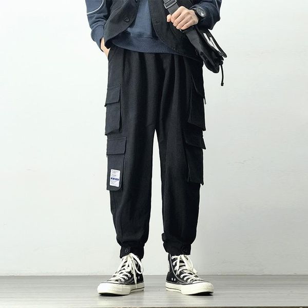 men's pants spring and autumn ribbons harem joggers men cargo streetwear male hip hop straight trousers harajuku casual ww5075, Black
men's pants spring and autumn ribbons harem joggers men cargo streetwear male hip hop straight trousers harajuku casual ww5075, Black