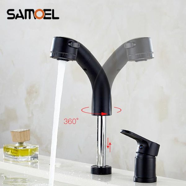 bathroom sink faucets samoel modern brass black liftable dual hole basin faucet deck mount pull out mixer tap b3309
bathroom sink faucets samoel modern brass black liftable dual hole basin faucet deck mount pull out mixer tap b3309
