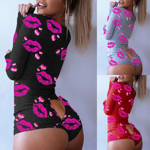 women's jumpsuits & rompers jaycosin open bubodysuit jumpsuit set women button-down lip print functional buttoned flap adults onesies s, Black;white
women's jumpsuits & rompers jaycosin open bubodysuit jumpsuit set women button-down lip print functional buttoned flap adults onesies s, Black;white