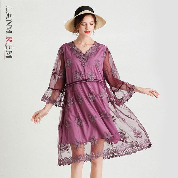 women lace big size dress v-neck three quarter sleeve loose fit female fashion summer arrivals 2e1744 210507, Black;gray
women lace big size dress v-neck three quarter sleeve loose fit female fashion summer arrivals 2e1744 210507, Black;gray