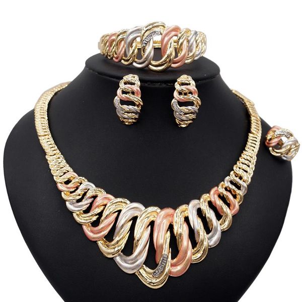 earrings & necklace yulaili designer delicate wedding jewelry sets gold color choker bracelet ring for marcasite, Silver
earrings & necklace yulaili designer delicate wedding jewelry sets gold color choker bracelet ring for marcasite, Silver