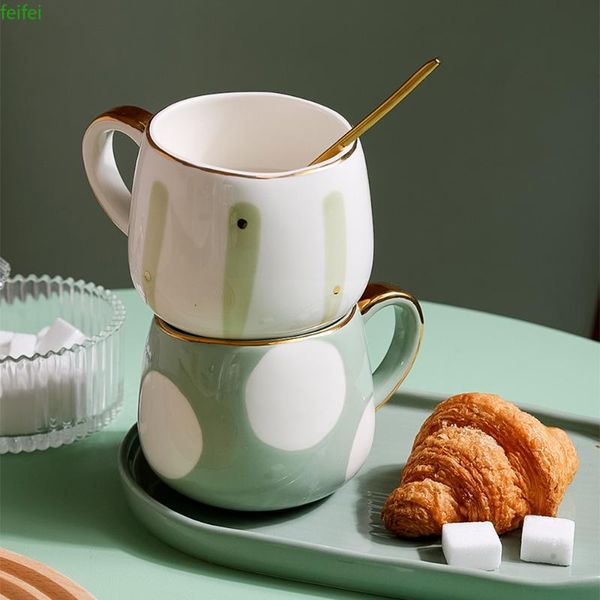 mugs 1pc polka dot round-bellied ceramic cup coffee milk oatmeal kitchen mug office water couple child's gift tableware
mugs 1pc polka dot round-bellied ceramic cup coffee milk oatmeal kitchen mug office water couple child's gift tableware