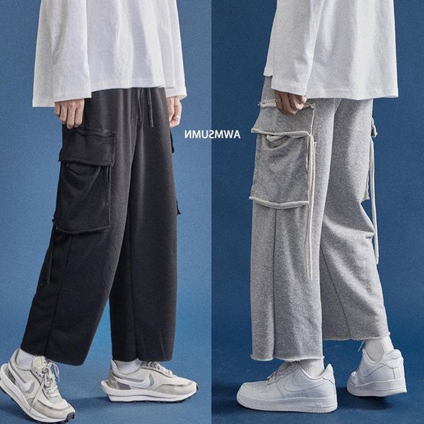 men's pants fall down casual korean fashion loose and versatile leggings brand students' sports, Black
men's pants fall down casual korean fashion loose and versatile leggings brand students' sports, Black