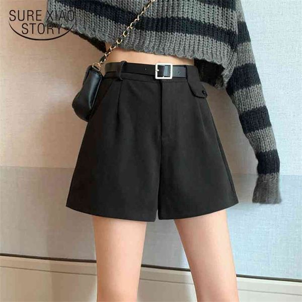 spring plus size thicken woollen short loose autumn winter casual high-waist wide-leg s present with belt femme 12222 210510, White;black
spring plus size thicken woollen short loose autumn winter casual high-waist wide-leg s present with belt femme 12222 210510, White;black