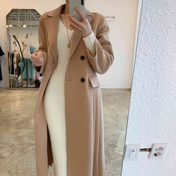 jacket autumn winter women woolen coat long sleeve turn down collar double breasted slim ladies overcoat plus size outerwear elegant rexb ju, Black;brown
jacket autumn winter women woolen coat long sleeve turn down collar double breasted slim ladies overcoat plus size outerwear elegant rexb ju, Black;brown