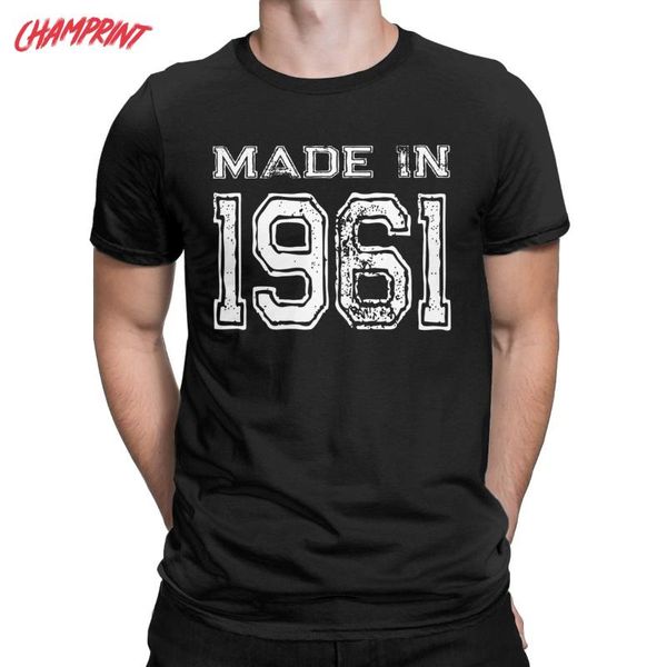 men's t-shirts birthday celebration made in 1961 birth year t shirts cotton clothing humorous o neck tee shirt graphic printed t-shirt, White;black
men's t-shirts birthday celebration made in 1961 birth year t shirts cotton clothing humorous o neck tee shirt graphic printed t-shirt, White;black
