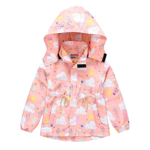jackets 2-8 year old girl's long sleeve drawstring print jacket with cute cloud hat detachable windbreaker, Blue;gray
jackets 2-8 year old girl's long sleeve drawstring print jacket with cute cloud hat detachable windbreaker, Blue;gray