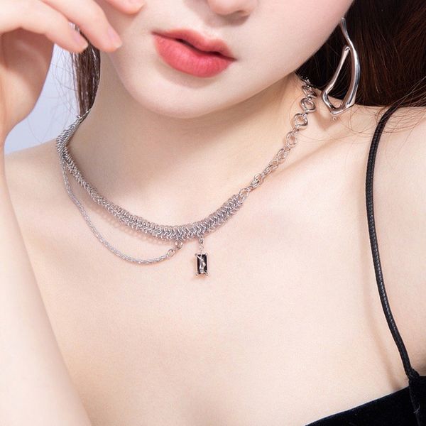 multi-layer tassel necklace women's kvk clavicle necklaces choker hip hop fashion splicing boy's neck chain, Golden;silver
multi-layer tassel necklace women's kvk clavicle necklaces choker hip hop fashion splicing boy's neck chain, Golden;silver