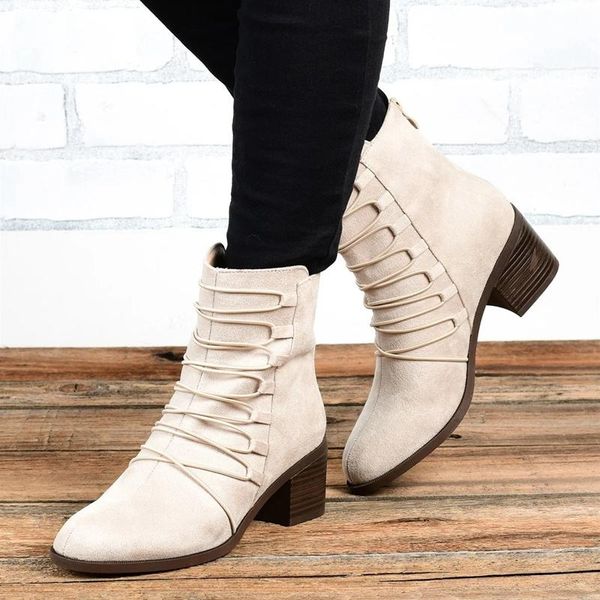 boots vogue flock ankle women autumn winter lace up fashion short ladies shoes zapatos mujer nice, Black
boots vogue flock ankle women autumn winter lace up fashion short ladies shoes zapatos mujer nice, Black