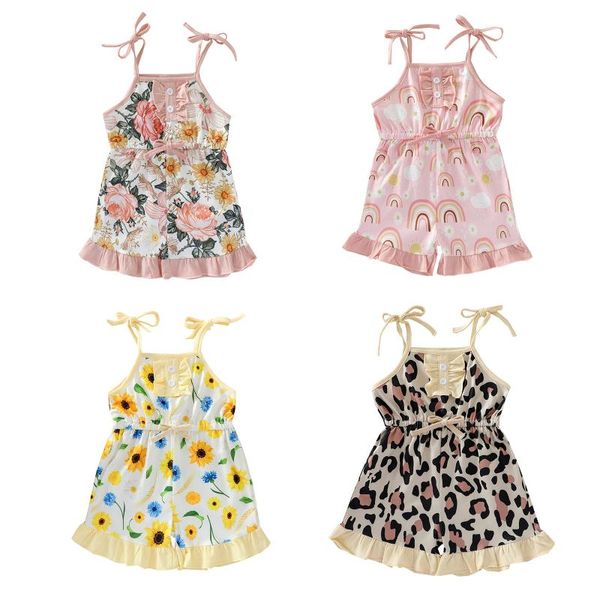 clothing sets summer 6 -4 y girls square collar short romper floral/rainbow/leopard print sleeveless sling jumpsuit with ruffles casual wea, White
clothing sets summer 6 -4 y girls square collar short romper floral/rainbow/leopard print sleeveless sling jumpsuit with ruffles casual wea, White