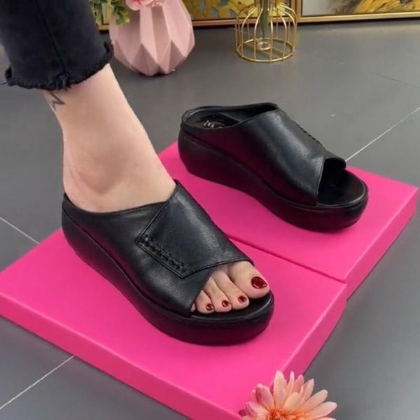 slippers for women summer fashion soft leather mules 2021 thick sole shoes fish mouth flip flop beach slides beige black red
slippers for women summer fashion soft leather mules 2021 thick sole shoes fish mouth flip flop beach slides beige black red