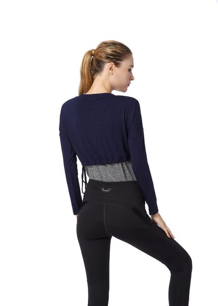 round neck sports fitness t-shirt women's loose running lace-up long sleeve yoga blouse workout for women outfit
round neck sports fitness t-shirt women's loose running lace-up long sleeve yoga blouse workout for women outfit