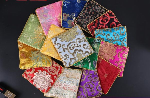 square jewelry pouch wedding small brocade storage bag packing mix colors, Pink;blue
square jewelry pouch wedding small brocade storage bag packing mix colors, Pink;blue