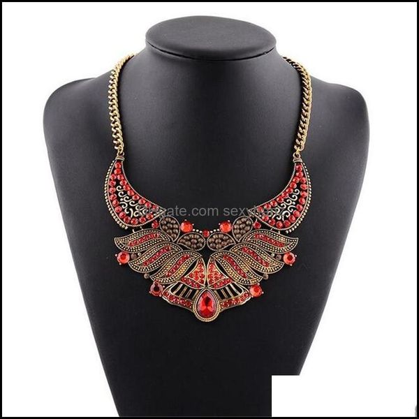 women vintage necklace fashion jewelry crystal red rhinestone statement necklaces & pendants ancient bronze collares chains drop delivery 20, Silver
women vintage necklace fashion jewelry crystal red rhinestone statement necklaces & pendants ancient bronze collares chains drop delivery 20, Silver