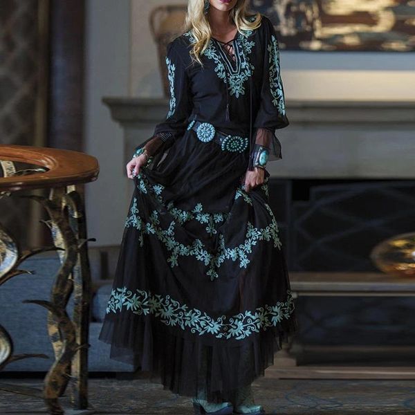 casual dresses women dress fashion lady retro print nice v-neck long sleeve pleated maxi vestidos plus size s-5xl#j31, Black;gray
casual dresses women dress fashion lady retro print nice v-neck long sleeve pleated maxi vestidos plus size s-5xl#j31, Black;gray
