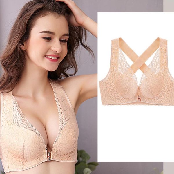 bras bra plus size women's front closure extra-elastic large shaping posture lift brasier mujer #f, Red;black
bras bra plus size women's front closure extra-elastic large shaping posture lift brasier mujer #f, Red;black