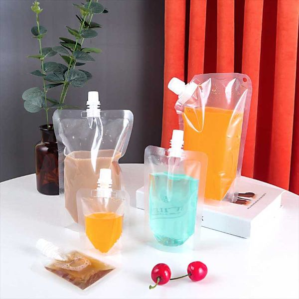 storage bags disposable liquid spout bag transparent thicken plastic self-supporting sealed for juice/drink/milk/tea packaging
storage bags disposable liquid spout bag transparent thicken plastic self-supporting sealed for juice/drink/milk/tea packaging