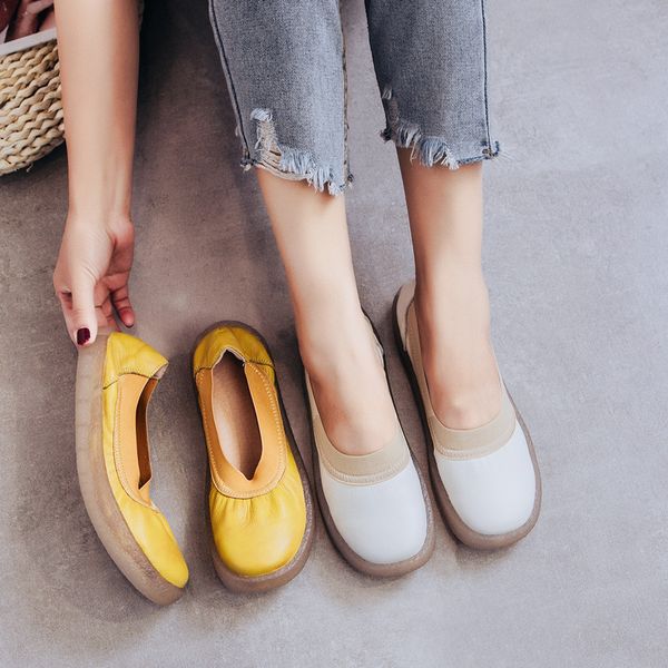 shallow mouth flats shoes women soft comfortable ballet shoes women 2021 new female casual flats loafers genuine leather, Black
shallow mouth flats shoes women soft comfortable ballet shoes women 2021 new female casual flats loafers genuine leather, Black