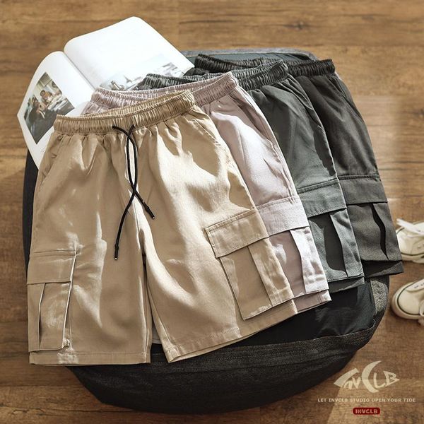 men's suits & blazers cargo shorts loose multi-pocket casual pants harajuku bf wind five points tide, White;black
men's suits & blazers cargo shorts loose multi-pocket casual pants harajuku bf wind five points tide, White;black
