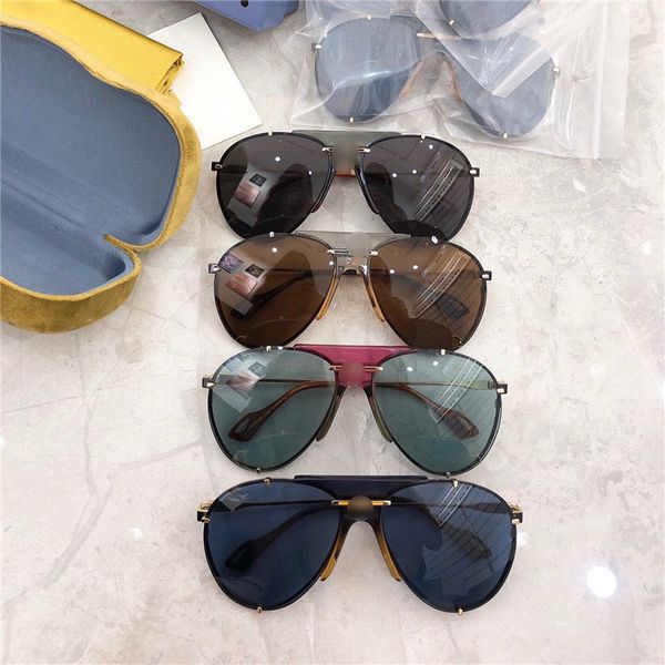 design sunglasses new ins fashion trend men's and women's pilot driving gg0740, White;black
design sunglasses new ins fashion trend men's and women's pilot driving gg0740, White;black