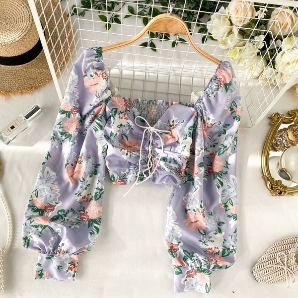 women retro court square collar stretch slim long bubble sleeve short crop lady sweet printed blouse shirts k719 210317, White
women retro court square collar stretch slim long bubble sleeve short crop lady sweet printed blouse shirts k719 210317, White
