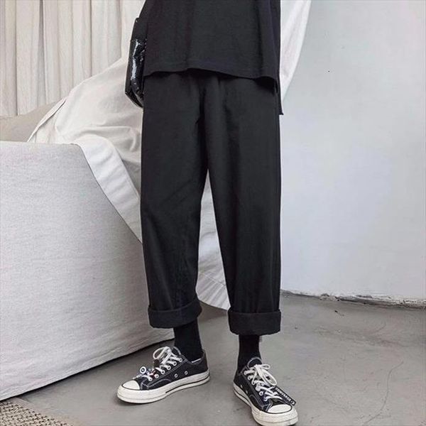 autumn fashion streetwear ins women pant trousers korean version hip hop high street loose cargo for males, Black 
autumn fashion streetwear ins women pant trousers korean version hip hop high street loose cargo for males, Black
