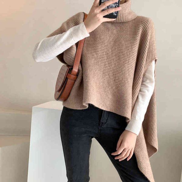 women's knits & tees autumn winter women irregular knitted sweaters high neck solid color scarf shawl loose oversized warm pullove, White
women's knits & tees autumn winter women irregular knitted sweaters high neck solid color scarf shawl loose oversized warm pullove, White