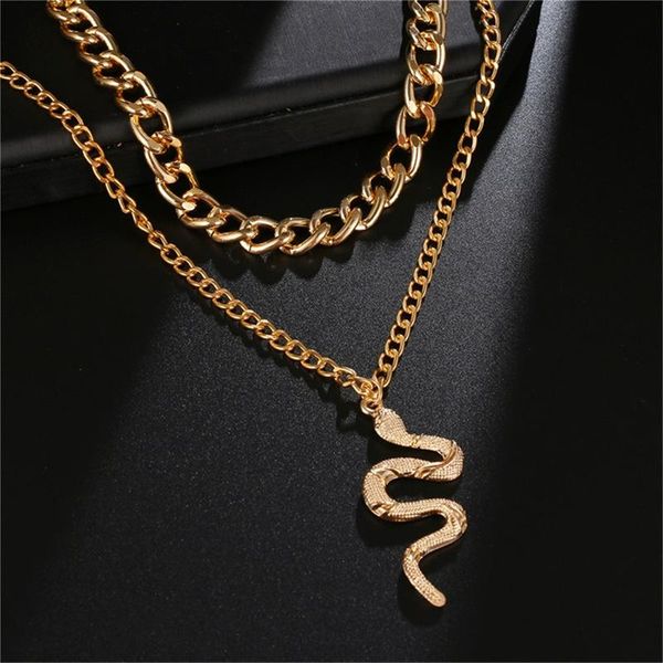 chokers vintage punk animal snake dangle necklace women pendant minimalist style trendy female birthday jewelry gift party, Golden;silver
chokers vintage punk animal snake dangle necklace women pendant minimalist style trendy female birthday jewelry gift party, Golden;silver