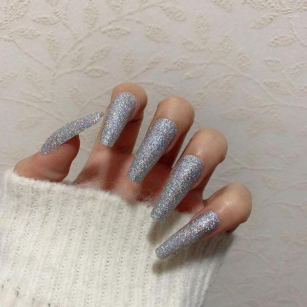 glitter fake nails with glue coffine ballet false blingbling solid color diy manicure press on nail art tools1, Red;gold
glitter fake nails with glue coffine ballet false blingbling solid color diy manicure press on nail art tools1, Red;gold