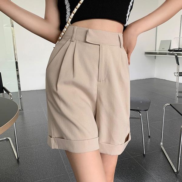 women's shorts harrteen fashionable womens high waist summer thin loose khaki a-line wide-leg office lady elastic elegant, White;black
women's shorts harrteen fashionable womens high waist summer thin loose khaki a-line wide-leg office lady elastic elegant, White;black