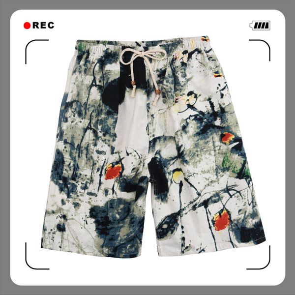 2021 soccer shorts summer style cotton and linen printed big pants beach men's loose hamsik bbb444, Black;red
2021 soccer shorts summer style cotton and linen printed big pants beach men's loose hamsik bbb444, Black;red