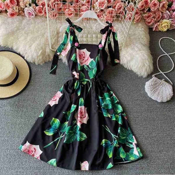 women vintage bandage dress vestidos mujer summer slim a line floral printed party formal es woman black boho 210525, Black;gray
women vintage bandage dress vestidos mujer summer slim a line floral printed party formal es woman black boho 210525, Black;gray