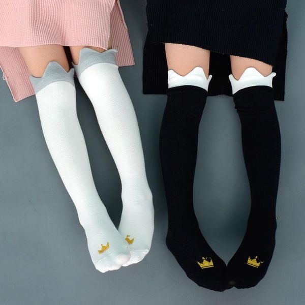 children crown print knee high socks kids cute princess fashion cotton long baby girls spring autumn winter, Pink;yellow
children crown print knee high socks kids cute princess fashion cotton long baby girls spring autumn winter, Pink;yellow