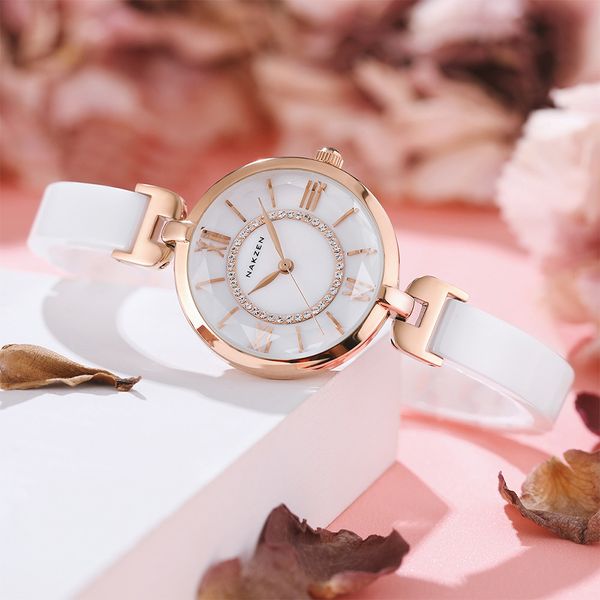 japanese nakzen ceramic watch net red women's fashion waterproof high grade strap ss1015l, Slivery;brown
japanese nakzen ceramic watch net red women's fashion waterproof high grade strap ss1015l, Slivery;brown
