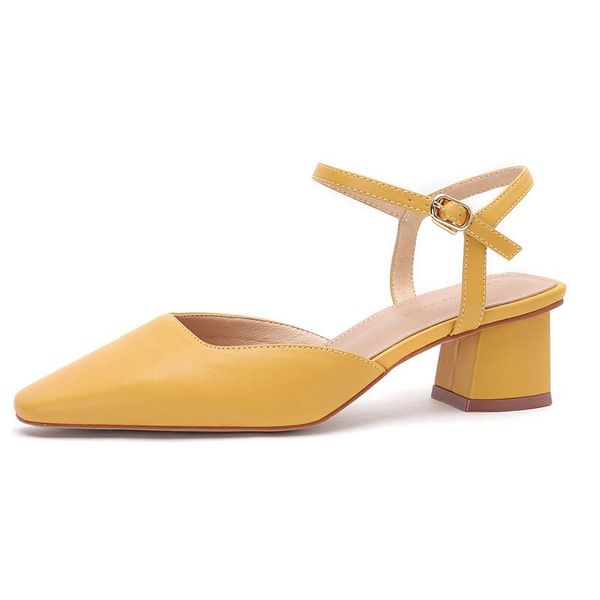 dress shoes women heels 2022 soft leather square high heel toe ankle strap solid nude yellow beige pumps, Black
dress shoes women heels 2022 soft leather square high heel toe ankle strap solid nude yellow beige pumps, Black