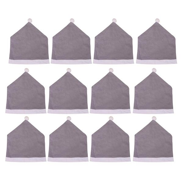 pcs santa hat chair covers clause back for christmas holiday festive decor 
pcs santa hat chair covers clause back for christmas holiday festive decor