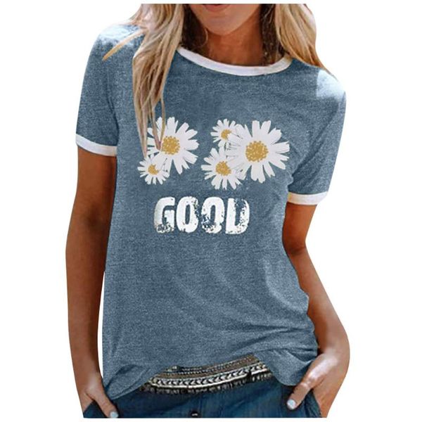 harajuku t-shirt women daisy flower print t shirt summer o-neck short sleeve patchwork tshirts causal plus size clothes women's, White
harajuku t-shirt women daisy flower print t shirt summer o-neck short sleeve patchwork tshirts causal plus size clothes women's, White