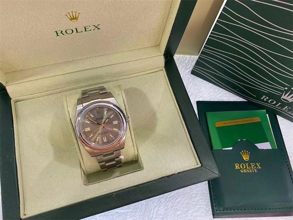 with original box aaa+ mens watches 41mm 2813 automatic mechanical stainless steel super luminous wristwatches men waterproof watch montre d, Slivery;brown
with original box aaa+ mens watches 41mm 2813 automatic mechanical stainless steel super luminous wristwatches men waterproof watch montre d, Slivery;brown
