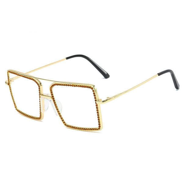 fashion transparent square sunglasses metal frame women overize glasses men eyeglasses nerd plain clear shades frames, Black
fashion transparent square sunglasses metal frame women overize glasses men eyeglasses nerd plain clear shades frames, Black