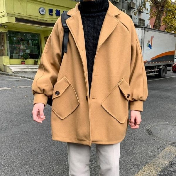 men's jackets ins trend boys woolen coat autumn and winter short loose casual outer wear harajuku style korean men jacket, Black;brown
men's jackets ins trend boys woolen coat autumn and winter short loose casual outer wear harajuku style korean men jacket, Black;brown