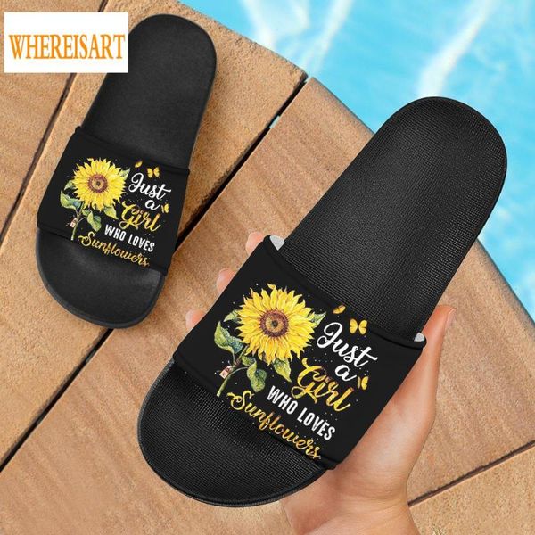 slippers whereisart yellow flower sunflower pattern summer women slides home ladies sandals flip flops zapatos de mujer 2021, Black
slippers whereisart yellow flower sunflower pattern summer women slides home ladies sandals flip flops zapatos de mujer 2021, Black