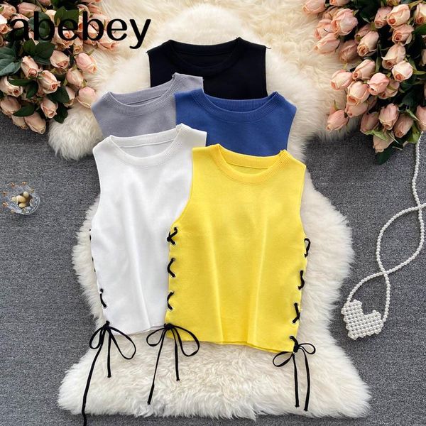 women's blouses & shirts women design knitted tank korean style sleeveless o neck slim crop 2021 summer fashion streetwear, White
women's blouses & shirts women design knitted tank korean style sleeveless o neck slim crop 2021 summer fashion streetwear, White