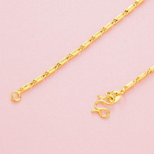 chains necklace for women single chain elegant charm vietnam sand gold solid small cylindrical fashion jewelry collares, Silver
chains necklace for women single chain elegant charm vietnam sand gold solid small cylindrical fashion jewelry collares, Silver