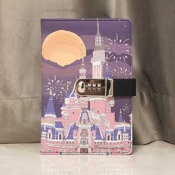notepads castle under fireworks password a5 notebook with lock creative retro pu planner personal diary school supplie student girl gift, Purple;pink
notepads castle under fireworks password a5 notebook with lock creative retro pu planner personal diary school supplie student girl gift, Purple;pink